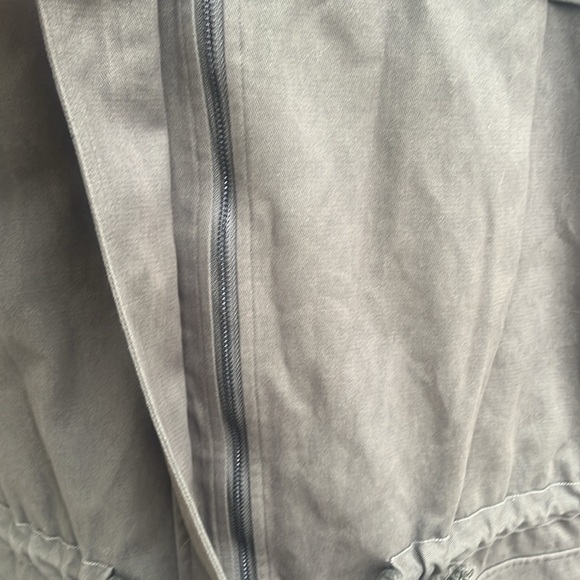 ModCloth Army Green Escape Into Nature Full Zip Utility Jacket 4XL - Picture 6 of 16